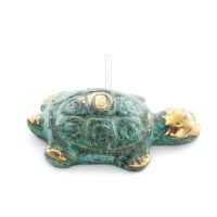 Tortoise: symbolizes strength, courage, protection, wisdom, patience 5x3cm Full Body Statue Bronze Ornament Bronze 3 - grifon.se