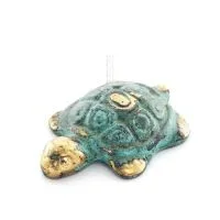 Sköldpadda: symboliserar styrka, mod, skydd, visdom, tålamod 5x3cm Helkroppsstaty Brons Ornament Brons 5 - grifon.se 