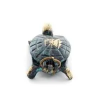 Sköldpadda 5x3 cm smyckeskrin, smyckeskrin, boxliknande väska för förvaring 5x3 cm helkroppsstaty bronsdekoration, miniatyr Bron