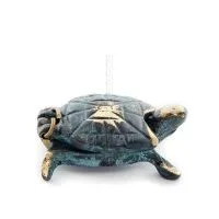 Sköldpadda 5x3 cm smyckeskrin, smyckeskrin, boxliknande väska för förvaring 5x3 cm helkroppsstaty bronsdekoration, miniatyr Bron