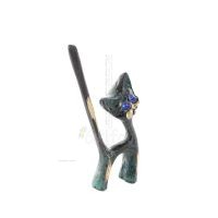 Thin Tail Cat 8x5cm Full Body Statue Bronze Ornament, Miniature Bronze 5 - grifon.se 