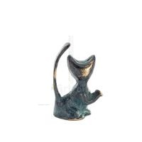 Thin Tail Cat 8x4cm Full Body Statue Bronze Ornament, Miniature Bronze 3 - grifon.se 