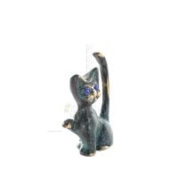 Thin Tail Cat 8x4cm Full Body Statue Bronze Ornament, Miniature Bronze 5 - grifon.se 
