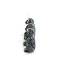 Monkeys Mini 3,5x2cm helkroppsstaty Bronsprydnad, miniatyr Brons 2 - grifon.se 