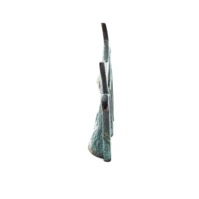 Cat Sculpture Couple 11cm Full Body Statue Bronze Ornament, Miniature Bronze 2 - grifon.se 