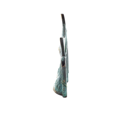 Kattskulptur par 11 cm helkroppsstaty Bronsprydnad, miniatyr Brons 2 - grifon.se 