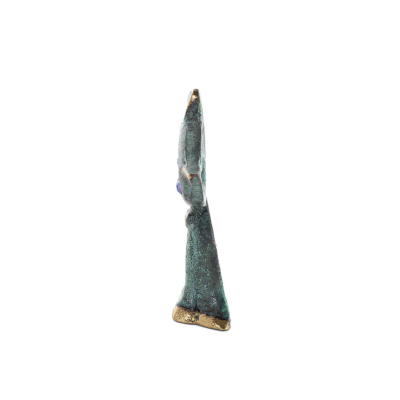 Kattsvans stÃ¥ende 7 cm helkroppsstaty Bronsprydnad, miniatyr Brons 2 - grifon.se 