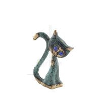 Cat Tail Standing 7cm Full Body Statue Bronze Ornament, Miniature Bronze 5 - grifon.se 