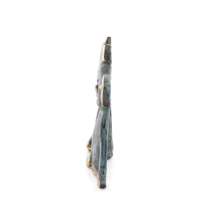Cat, Kitten: Symbol of Femininity, Eternity & Hell Pair Mini 7.5cm Full Body Statue Bronze Ornament Bronze 2 - grifon.se 