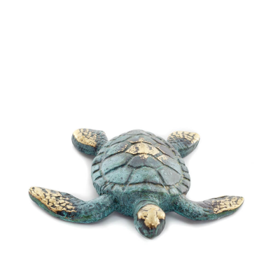 Loggerhead turtle 7x7cm Full body statue Bronze decoration Bronze 4 - grifon.se 
