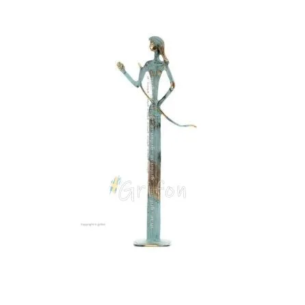 Artemis: Jaktens gudinna, månen, beskyddare av små barn och djur 36x14cm staty Bronsdekoration Brons 1 - grifon.se 
