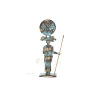 Warrior with a spear and the emblem of Vergina 20x8cm Full length statue Bronze decorative Bronze 1 - grifon.se 