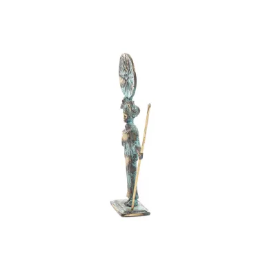 Krigare med ett spjut och Verginas emblem 20x8cm Fullängdsstaty Brons dekorativ Brons 2 - grifon.se 