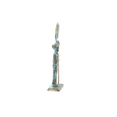 Warrior with a spear and the emblem of Vergina 20x8cm Full length statue Bronze decorative Bronze 5 - grifon.se 