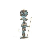 Warrior with a spear and the emblem of Vergina 20x8cm Full length statue Bronze decorative Bronze 6 - grifon.se 