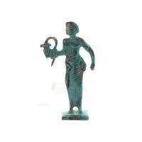 Ασκληπιός: O θεός της Ιατρικής, 15εκ Ολόσωμο άγαλμα Μπρούτζινο διακοσμητικό, αρχαία Ελλάδα Μπρούτζινα 1 - grifon.se 