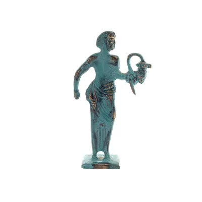 Asclepius: Medicinens gud, 15 cm helkroppsstaty Brons Ornament, antikens Grekland Brons 5 - grifon.se 