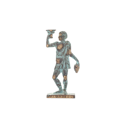 Dionysus: The god of wine and revelry. 23x8cm Full body statue Bronze decoration, ancient Greece Bronze 1 - grifon.se 