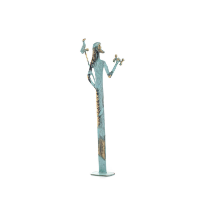 Zeus or Zeus: God of the Sky, Lightning, Law, Thunder, Order, 38x14cm Full Body Statue Bronze Ornament Bronze 4 - grifon.se 