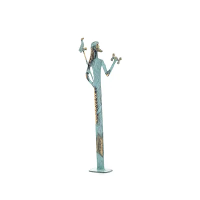 Zeus eller Zeus: himlens gud, blixt, lag, åska, ordning, 38x14 cm helkroppsstaty bronsprydnad Brons 4 - grifon.se 