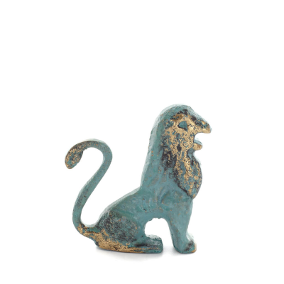 Grypha: varelse med kropp av lejon, örn och orm, beskyddare av Minos 5x4cm staty Brons dekorativ, miniatyr Brons 3 - grifon.se 