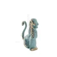Grypha: varelse med kropp av lejon, örn och orm, beskyddare av Minos 5x4cm staty Brons dekorativ, miniatyr Brons 4 - grifon.se 