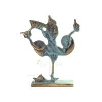 Triton or Triton: deity of the sea, Son of Poseidon 15x12cm Full length statue Bronze decorative Bronze 1 - grifon.se 