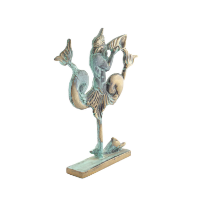 Triton or Triton: deity of the sea, Son of Poseidon 15x12cm Full length statue Bronze decorative Bronze 3 - grifon.se 