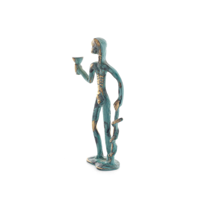 Hippocrates: The Father of Modern Medicine, 13x6cm Full Body Statue Bronze Ornament, Ancient Greece Bronze 2 - grifon.se 