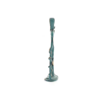 Hippokrates: Den moderna medicinens fader, 13x6 cm helkroppsstaty bronsprydnad, antikens Grekland Brons 3 - grifon.se 