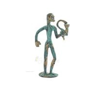 Asclepius: The God of Medicine, 13cm Full Body Statue Bronze Ornament, Ancient Greece Bronze 5 - grifon.se 