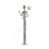 Hermes: Gudarnas budbärare, 37x13 cm staty i brons, antikens Grekland Brons 1 - grifon.se 