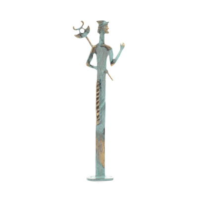 Hermes: Messenger of the Gods, 37x13cm Full-length statue Bronze ornament, ancient Greece Bronze 3 - grifon.se 