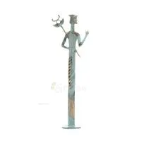 Hermes: Gudarnas budbärare, 37x13 cm staty i brons, antikens Grekland Brons 3 - grifon.se 
