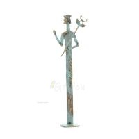 Hermes: Messenger of the Gods, 37x13cm Full-length statue Bronze ornament, ancient Greece Bronze 5 - grifon.se 