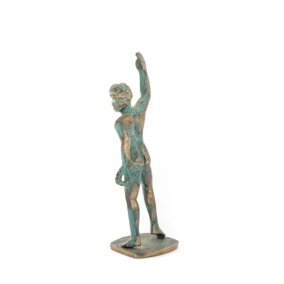 Staty 19x7 cm helkroppsstaty brons, modern dekorativ Brons 3 - grifon.se 