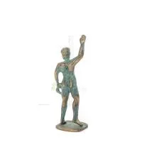 Staty 19x7 cm helkroppsstaty brons, modern dekorativ Brons 4 - grifon.se 