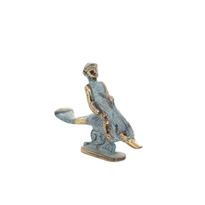 Dolphin child: symbol of freedom, joy, strength, harmony 8x10cm Bronze decoration Bronze 2 - grifon.se 