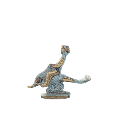 Δελφίνι παιδί: σύμβολο της ελευθερίας, χαράς, δύναμης, αρμονίας 8χ10εκ Μπρούτζινο διακοσμητικό Μπρούτζινα 5 - grifon.se 