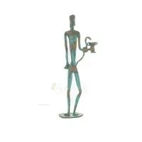 Asclepius: Medicinens gud, 35 cm helkroppsstaty Brons Ornament, antikens Grekland Brons 3 - grifon.se 