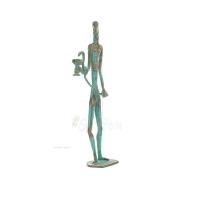 Asclepius: The God of Medicine, 35cm Full Body Statue Bronze Ornament, Ancient Greece Bronze 5 - grifon.se 