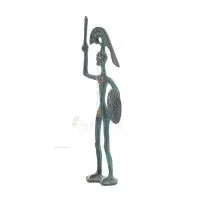 Achilles: The Invulnerable Warrior and King of the Myrmidons 24 cm helkroppsstaty Brons Ornament, antikens Grekland Brons 2 - gr