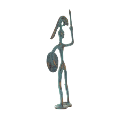 Achilles: The Invulnerable Warrior and King of the Myrmidons 24 cm helkroppsstaty Brons Ornament, antikens Grekland Brons 4 - gr