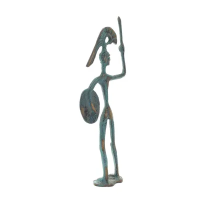 Achilles: The Invulnerable Warrior and King of the Myrmidons 24 cm helkroppsstaty Brons Ornament, antikens Grekland Brons 4 - gr