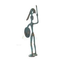 Achilles: the Invulnerable Warrior and King of the Myrmidons 24cm Full Body Statue Bronze Ornament, Ancient Greece Bronze 4 - gr