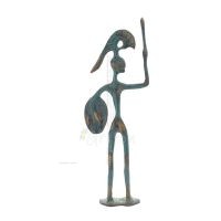 Achilles: the Invulnerable Warrior and King of the Myrmidons 24cm Full Body Statue Bronze Ornament, Ancient Greece Bronze 5 - gr