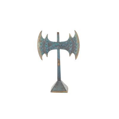 Double Pelekis: The Sanctuary, fÃ¶r rituella offer19x13cm Bronsdekoration, minoisk civilisation, antikens Grekland Brons 1 - grif