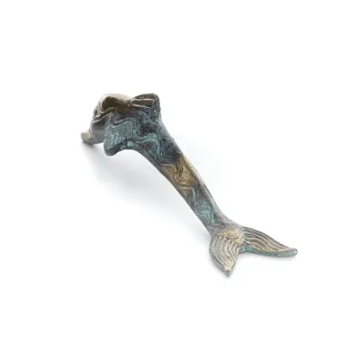 Delfin: symbol för frihet, glädje, styrka, harmoni 5x18cm Helkroppsstaty Bronsdekoration Brons 2 - grifon.se 