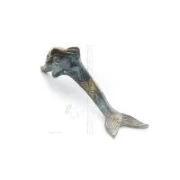 Delfin: symbol för frihet, glädje, styrka, harmoni 5x18cm Helkroppsstaty Bronsdekoration Brons 2 - grifon.se 