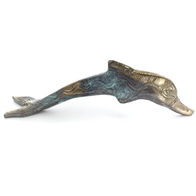 Dolphin: symbol of freedom, joy, strength, harmony 5x18cm Full body statue Bronze decoration Bronze 4 - grifon.se 